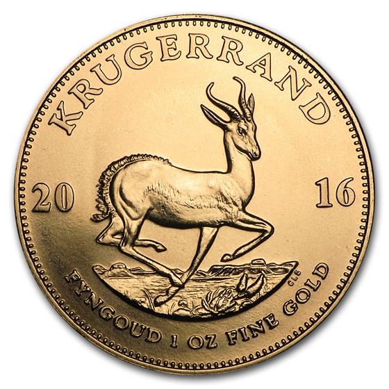 2016 South Africa 1 oz Gold Krugerrand BU 2016 South Africa 1 oz Gold Krugerrand BU